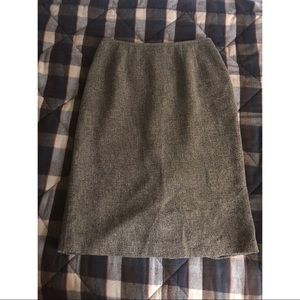 Vintage Anne Klein tweed pencil skirt — sz 8